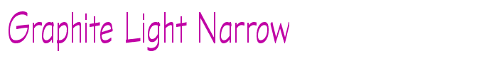 Graphite Light Narrow